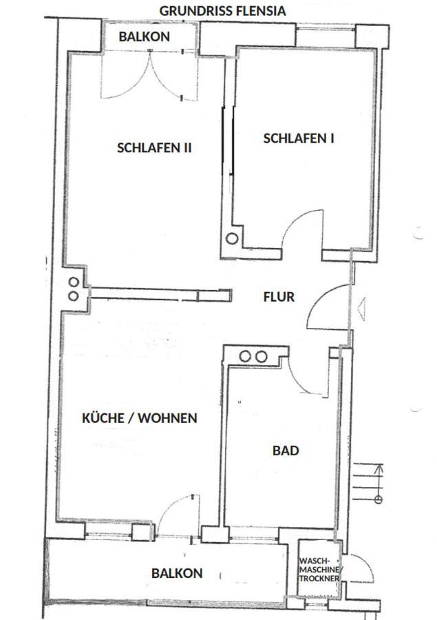 Fewo1846 - Flensia - Geschmackvoll Eingerichtete Wohnung Mit 2 Schlafzimmern Und Balkon Flensburg Exterior photo